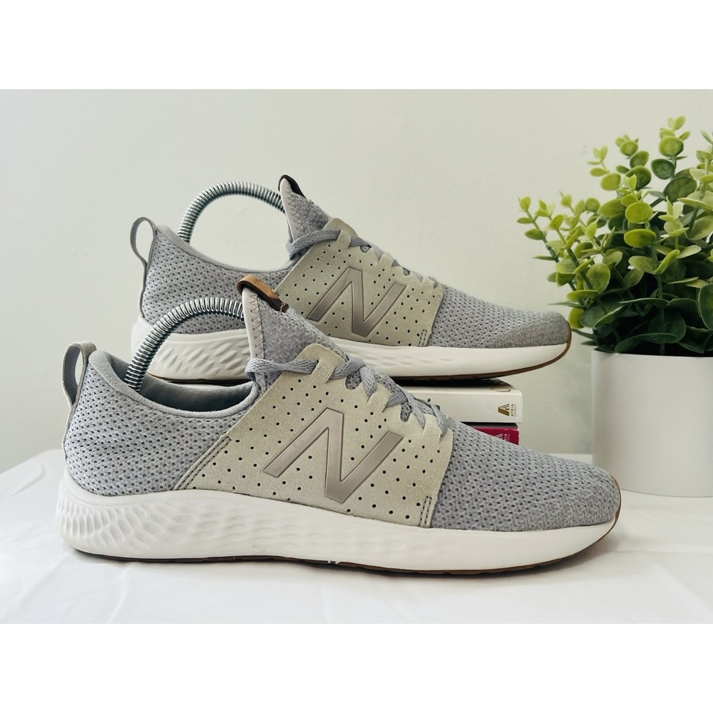 New Balance Womens Fresh Foam Sport V1 Grey Mesh Running‎ Sneakers Shoes Size 9B